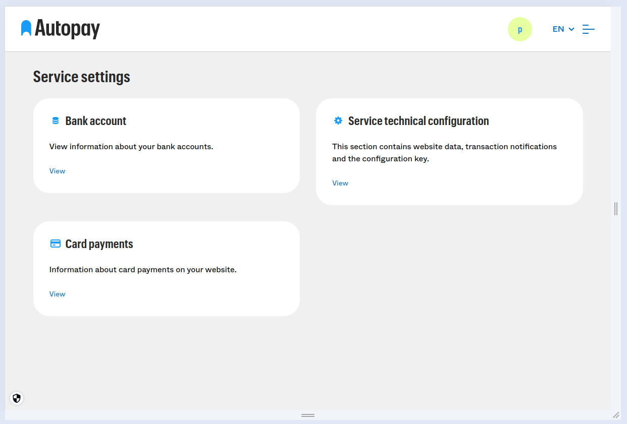 autopay settings